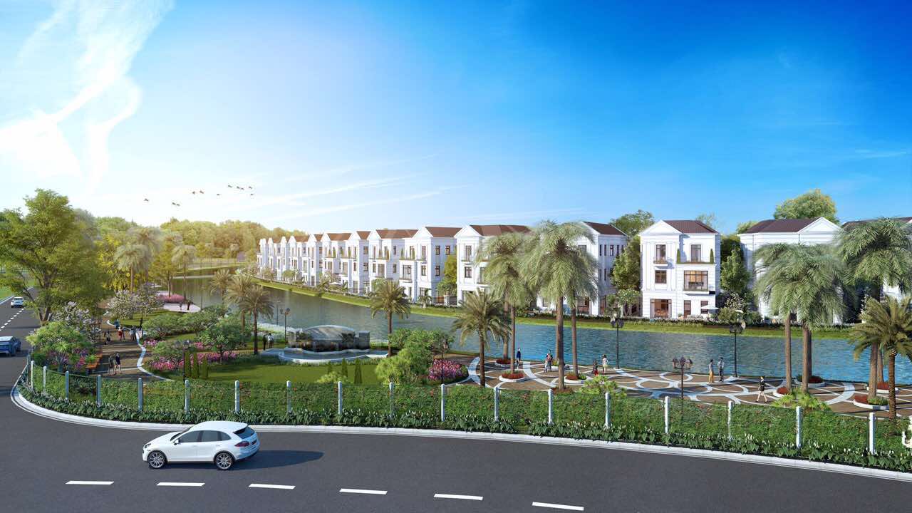 Vinhomes Riverside - The Harmony với các tiểu khu mang phong cách Ý, Hy Lạp, Pháp, Đông Dương riêng biệt.